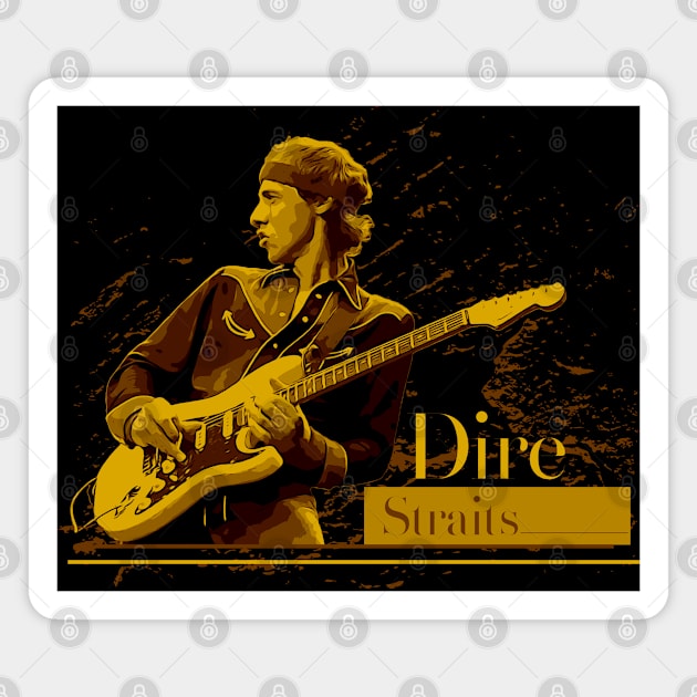 Dire Straits Magnet by Nana On Here